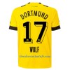 Camiseta de fútbol BVB Borussia Dortmund Wolf 17 Primera Equipación 2022-23 - Hombre